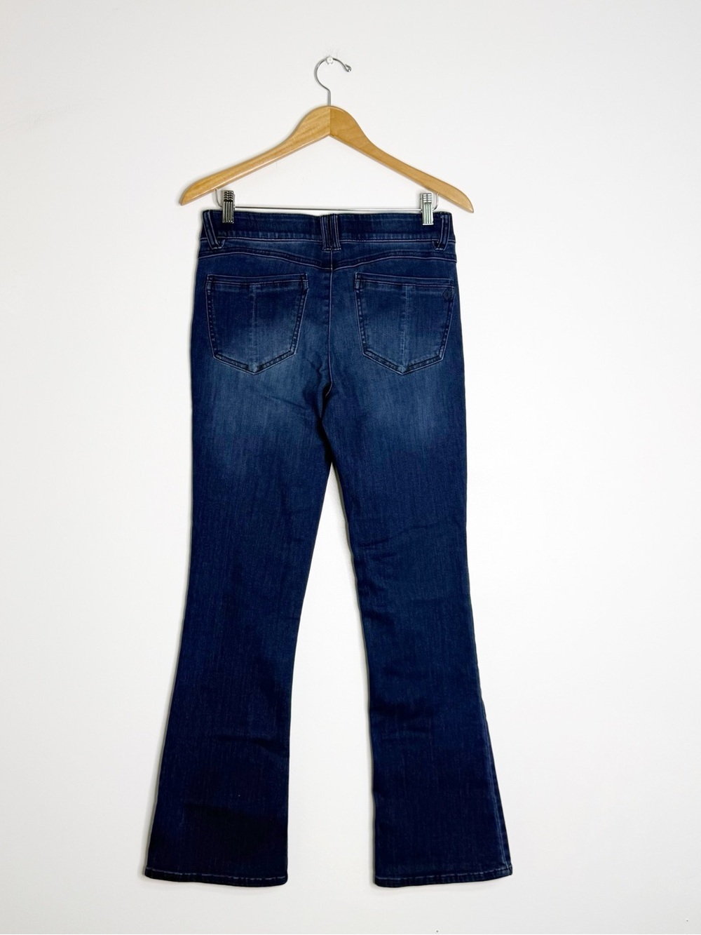 Democracy Itty Bitty Bootcut Jeans Size 8 Dark Wash Ab Solution Stretch - Picture 6 of 7